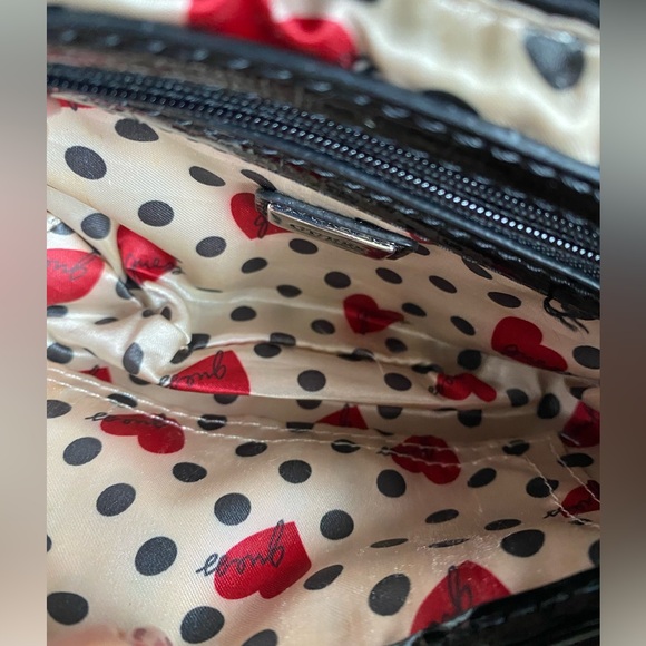 Guess Vintage y2k mini purse, long strap, black sequence and quilted - Picture 7 of 14